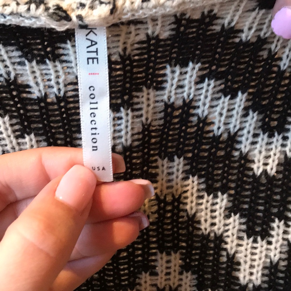 Aztec print sweater cardigan - Picture 2 of 3